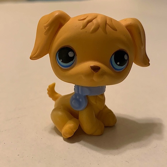 Littlest Pet Shop Toys Littlest Pet Shop Golden Retriever Puppy Dog